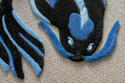 Dark Blue Koi Fish
